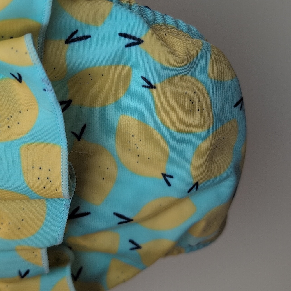 Lemon Print UV Skinz Swimsuit 12-18M - Picture 6 of 7